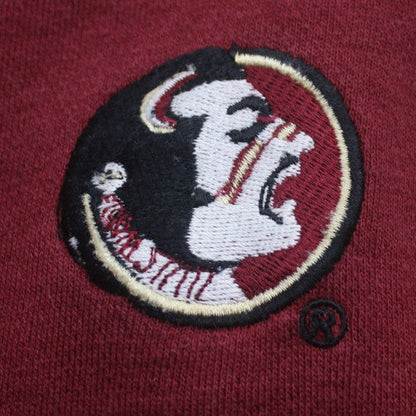 J America Mens Red Florida State Pullover Hoodie L Graphic Embroidered