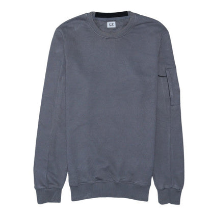 C.P. Company Men's Grey Cotton Pullover Sweatshirt M Regular Fit