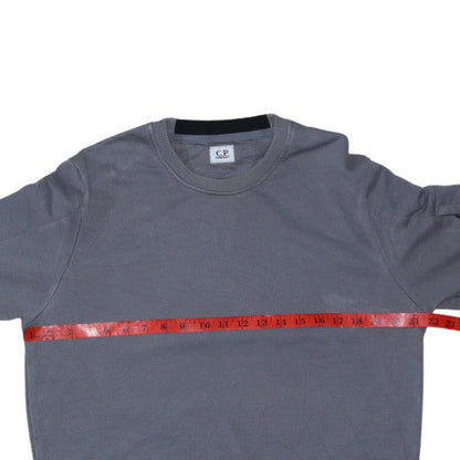 C.P. Company Men's Grey Cotton Pullover Sweatshirt M Regular Fit