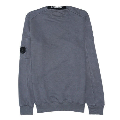 C.P. Company Men's Grey Cotton Pullover Sweatshirt M Regular Fit