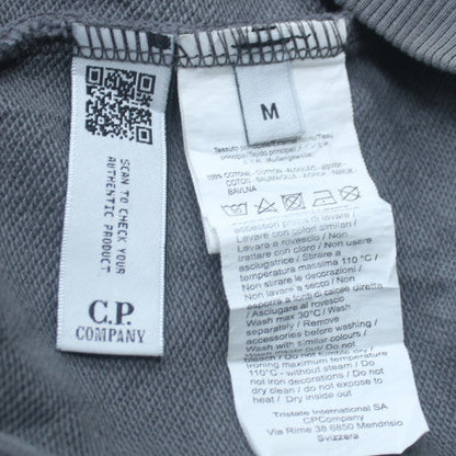 C.P. Company Men's Grey Cotton Pullover Sweatshirt M Regular Fit