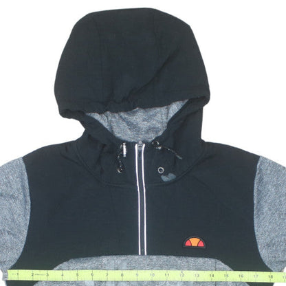 Ellesse Men's Grey Half Zip Hoodie XS Regular Fit Sportswear