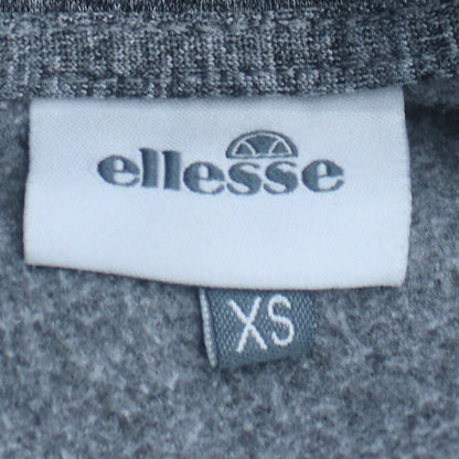 Ellesse Men's Grey Half Zip Hoodie XS Regular Fit Sportswear