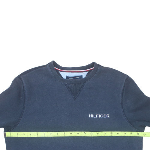 Tommy Hilfiger Mens Blue Crew Neck Pullover Sweatshirt S