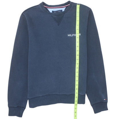 Tommy Hilfiger Mens Blue Crew Neck Pullover Sweatshirt S