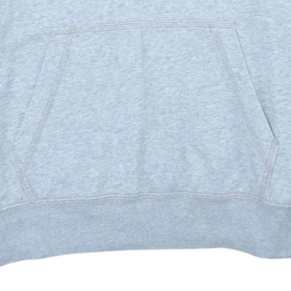 Nike Women Grey Hooded Pullover Hoodie L Cotton Blend