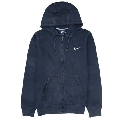 Nike Men's Blue Full Zip Hoodie Size L Sports Fleece Sweatshirt