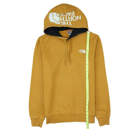The North Face Men's Yellow Pullover Hoodie Size L Cotton Fleece