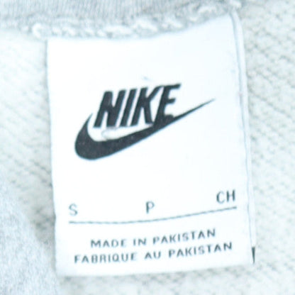 Nike Men's Grey Pullover Hoodie Size S Fleece Sweatshirt