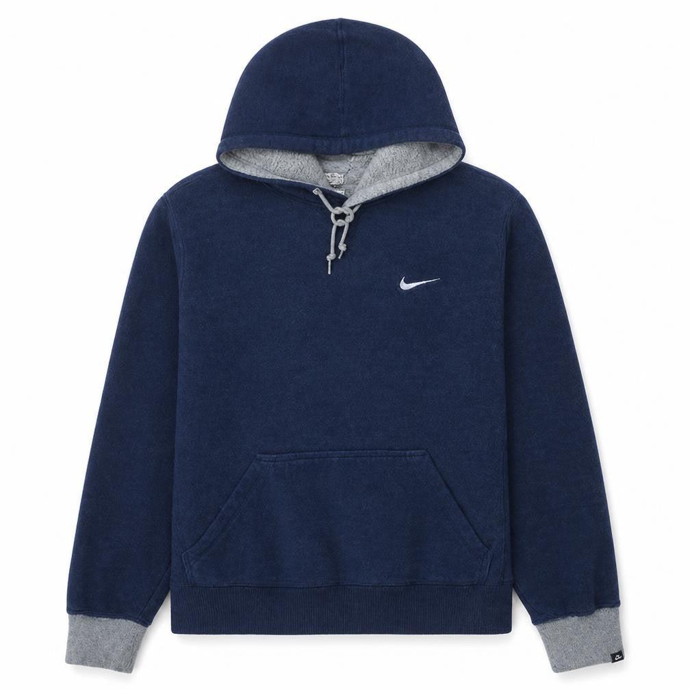 Nike Men's Blue Pullover Hoodie M Classic Athletic Fleece