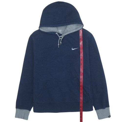 Nike Men's Blue Pullover Hoodie M Classic Athletic Fleece