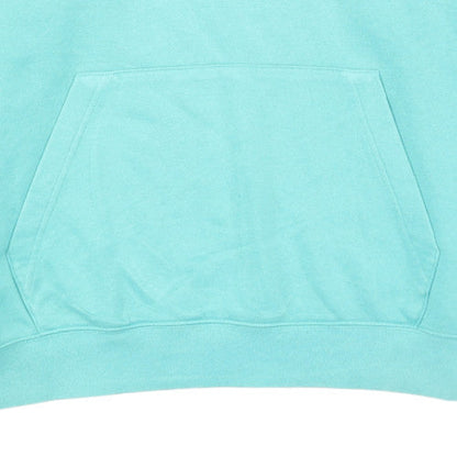 Nike Women’s Blue Pullover Hoodie L Relaxed Fit Cotton Blend