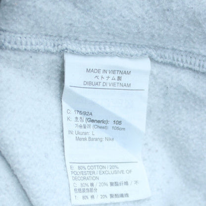 Nike Mens Grey Crew Neck Fleece Sweatshirt L Regular Fit
