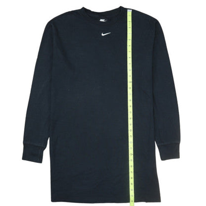 Nike Men's Black Long Sleeve Crew Neck Cotton T-Shirt Small
