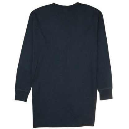 Nike Men's Black Long Sleeve Crew Neck Cotton T-Shirt Small