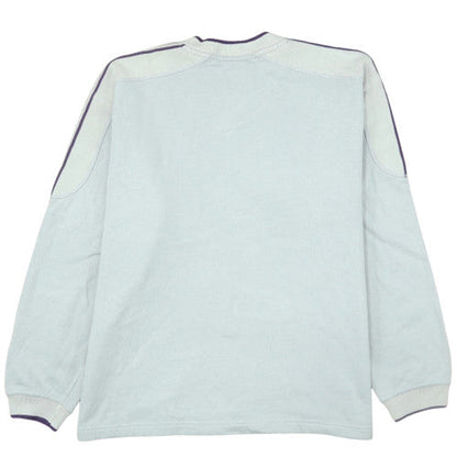 Quiksilver Men’s Grey V-Neck Pullover Sweatshirt L Vintage Surf Style