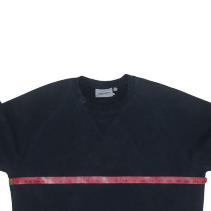 Carhartt Men's Blue Pullover Crew Neck Sweatshirt Size M