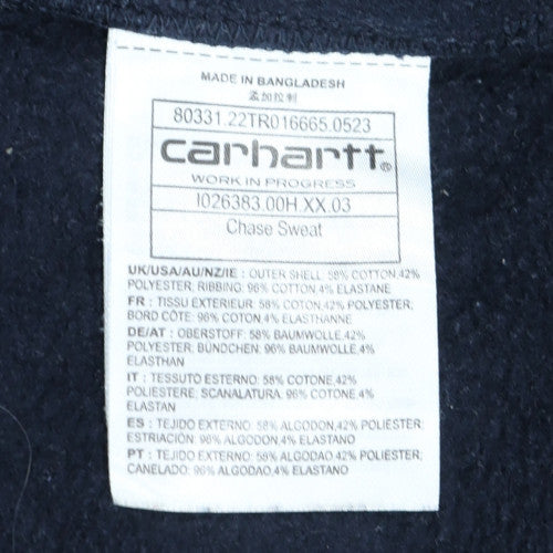 Carhartt Men's Blue Pullover Crew Neck Sweatshirt Size M