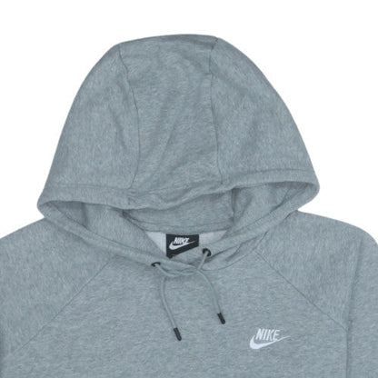 Nike Men's Grey XL Pullover Hoodie with Logo and Kangaroo Pocket