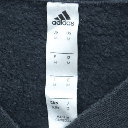 Adidas Men's Black Pullover Sweatshirt Size M Crew Neck