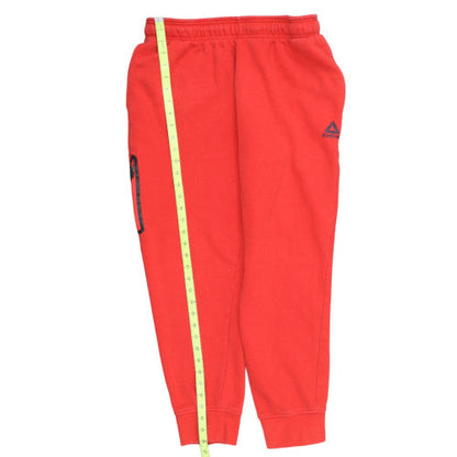 Reebok Men's Red Jogger Sweatpants Fleece L Sportswear