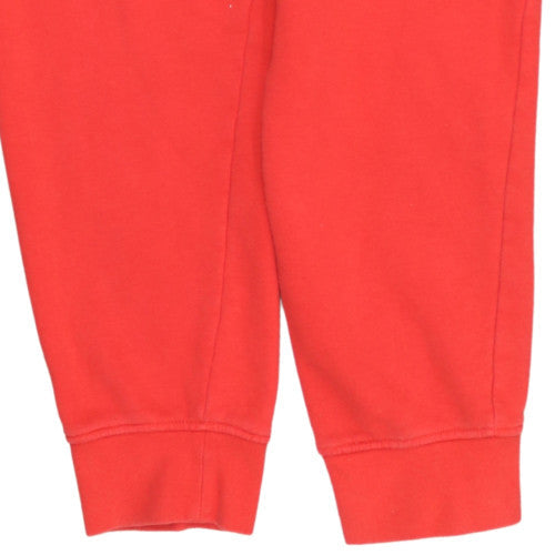 Reebok Men's Red Jogger Sweatpants Fleece L Sportswear