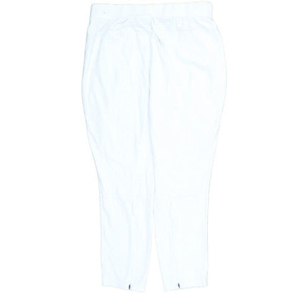 Adidas Womens White Jogger Trousers Size L Lightweight Sports Pants