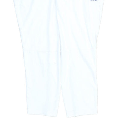 Adidas Womens White Jogger Trousers Size L Lightweight Sports Pants