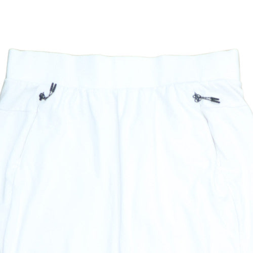 Adidas Womens White Jogger Trousers Size L Lightweight Sports Pants