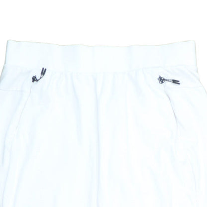 Adidas Womens White Jogger Trousers Size L Lightweight Sports Pants