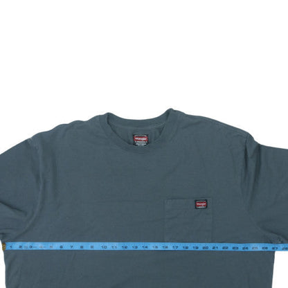 Wrangler Mens Green 3XLT Workwear Short Sleeve Cotton T-Shirt