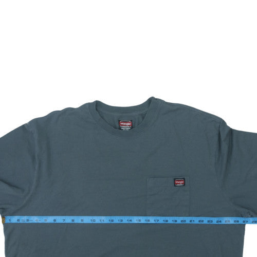 Wrangler Mens Green 3XLT Workwear Short Sleeve Cotton T-Shirt