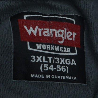 Wrangler Mens Green 3XLT Workwear Short Sleeve Cotton T-Shirt