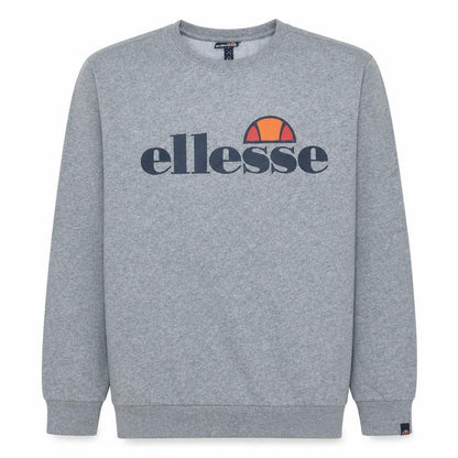 Ellesse Mens Grey Regular Fit Crew Neck Sweatshirt M