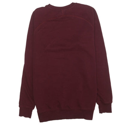 Gymshark Men's Red Crew Neck Pullover Sweatshirt Size S