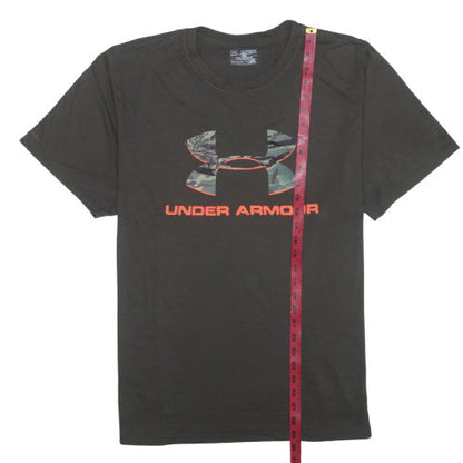 Under Armour Men’s Black 2XL Crew Neck Graphic Sports T-Shirt