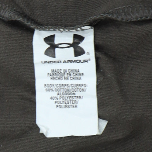 Under Armour Men’s Black 2XL Crew Neck Graphic Sports T-Shirt