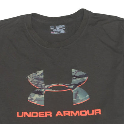 Under Armour Men’s Black 2XL Crew Neck Graphic Sports T-Shirt