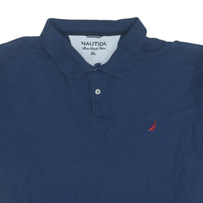Nautica Men's Blue XL True Deck Cotton Polo Shirt