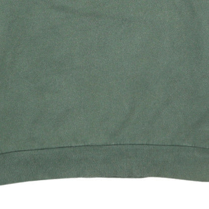 Wrangler Mens Green XL Crew Neck Cotton Sweatshirt Classic Logo