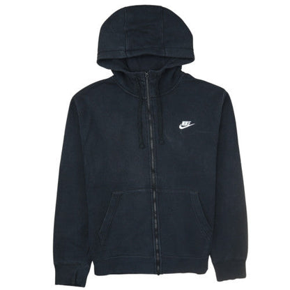 Nike Men's Black Full Zip Hoodie Size M Hooded Sweatshirt
