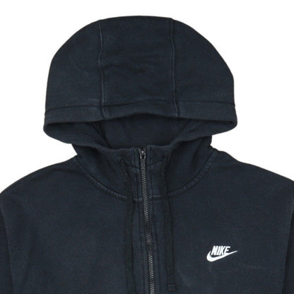 Nike Men's Black Full Zip Hoodie Size M Hooded Sweatshirt