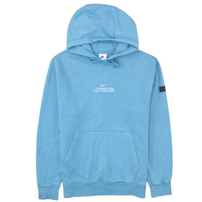 Nike Men Blue Pullover Hoodie Small Tuned for Tottenham Fleece