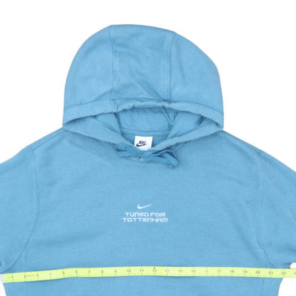 Nike Men Blue Pullover Hoodie Small Tuned for Tottenham Fleece