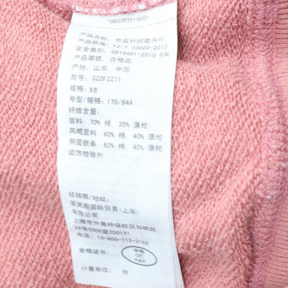 Hollister Women's Pink Pullover Hoodie XS Cotton Blend Casual