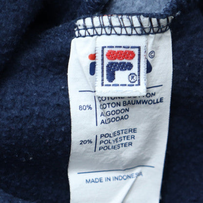 FILA Men's Blue 1/4 Zip Fleece Sweatshirt Size M