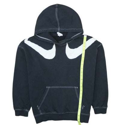 Nike Womens Black Pullover Hoodie Medium Cotton Blend Casual Sweatshirt