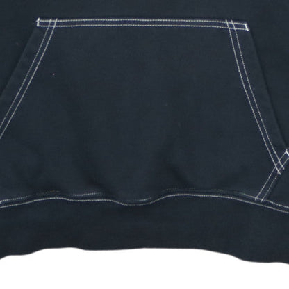 Nike Womens Black Pullover Hoodie Medium Cotton Blend Casual Sweatshirt