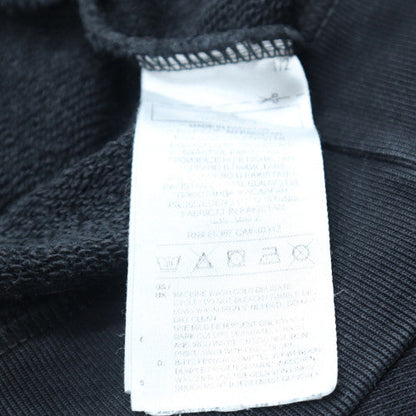 Adidas Womens Black Cotton Crew Neck Pullover Sweatshirt UK 12