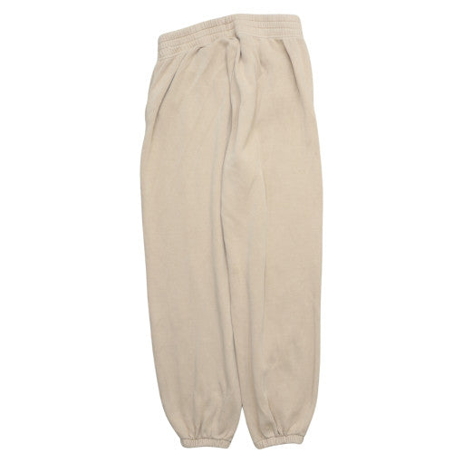 Nike Men Beige Fleece Sweatpants L Regular Fit Casual Trousers